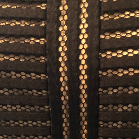 Amazing Black and Nude Dress- So Unique!! NWT - Picture 4 of 10